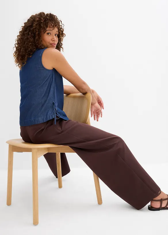 Top en jean de coton, bonprix