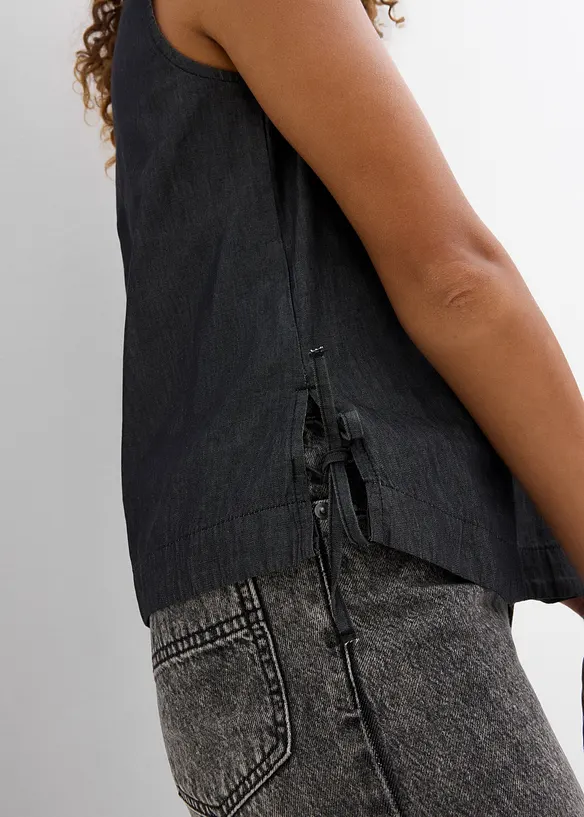 Top en jean de coton, bonprix