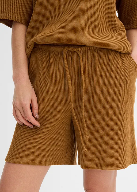 Short texturé 100% coton, bonprix