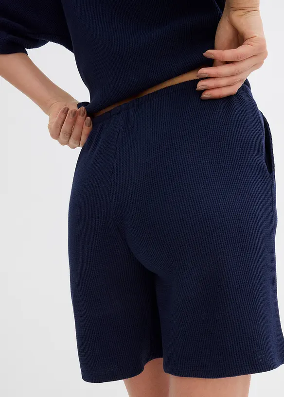 Short texturé 100% coton, bonprix