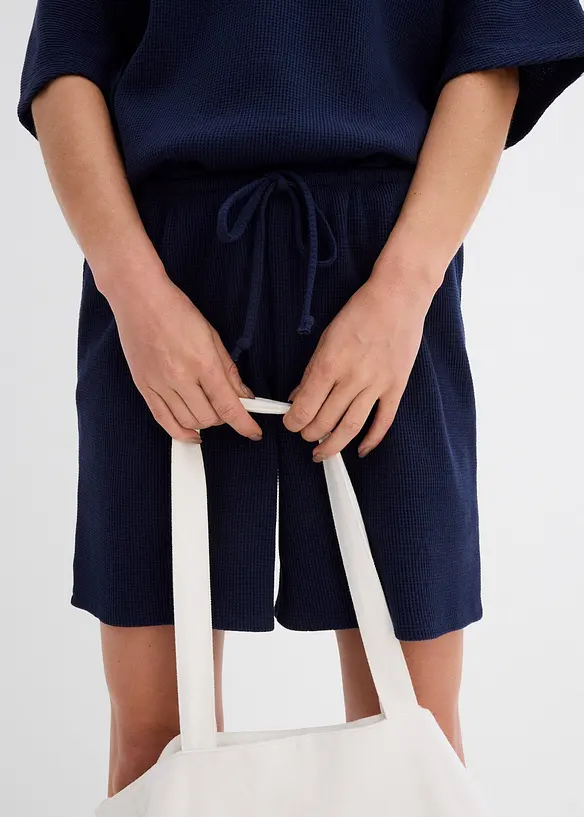 Short texturé 100% coton, bonprix