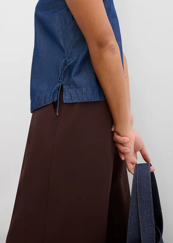 Top en jean de coton, bonprix