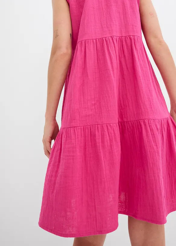 Robe-tunique légère en gaze de coton, bonprix