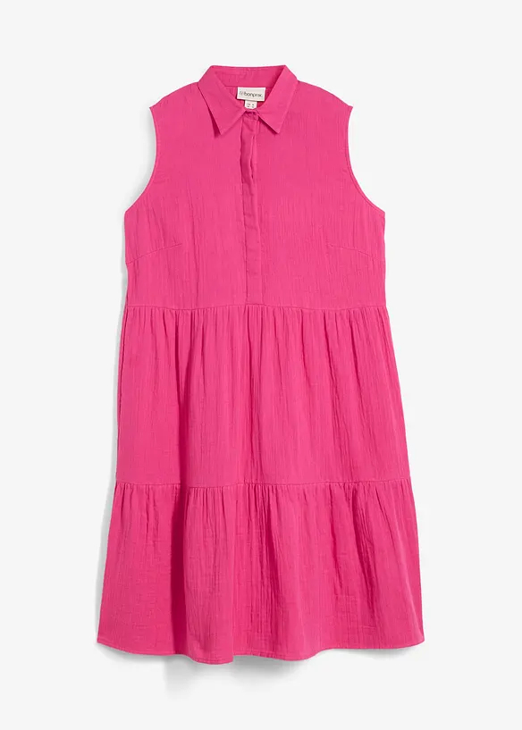 Robe-tunique légère en gaze de coton, bonprix