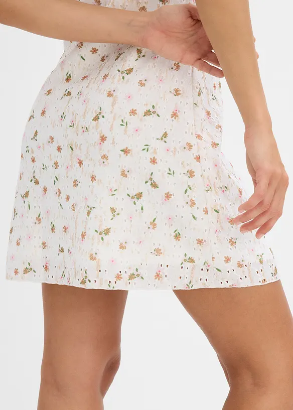 Robe en dentelle avec imprimé fleuri, bonprix