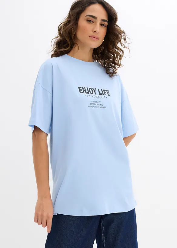 T-shirt oversize 100% coton, bonprix