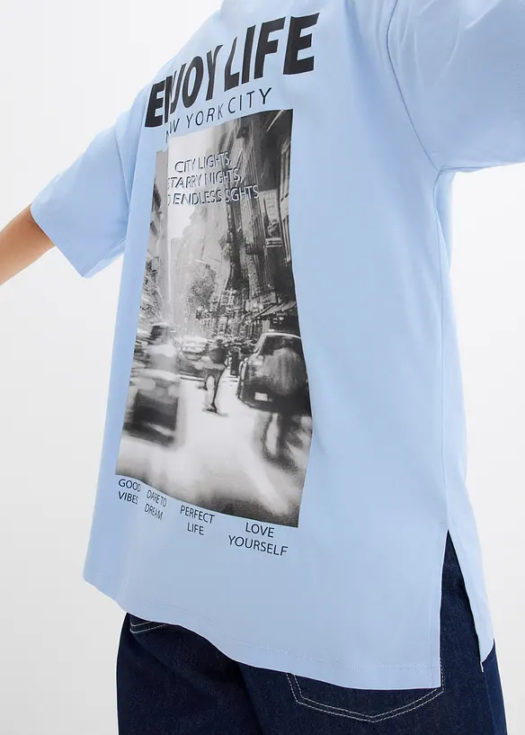 T-shirt oversize 100% coton, bonprix