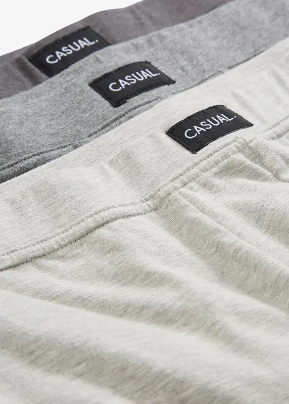 Lot de 3 boxers coton, bonprix