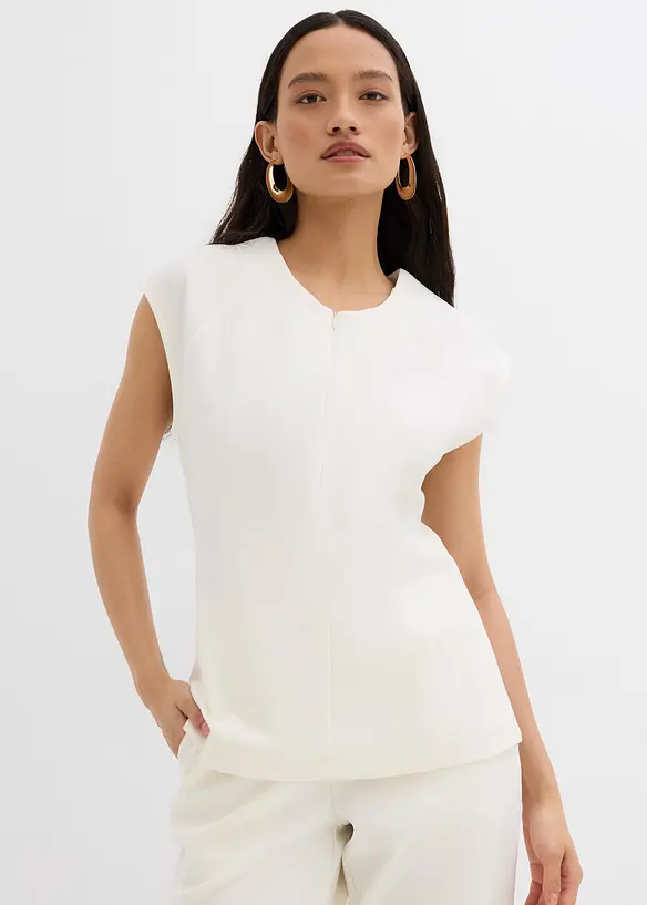 Top en maille piquée, bonprix