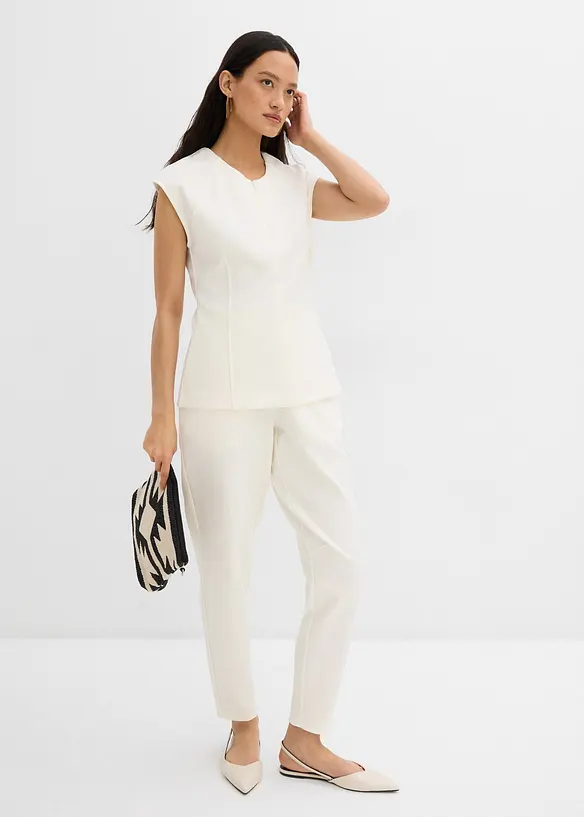 Top en maille piquée, bonprix