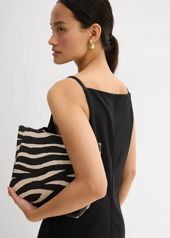 Robe courte en matière néoprène fluide, bonprix