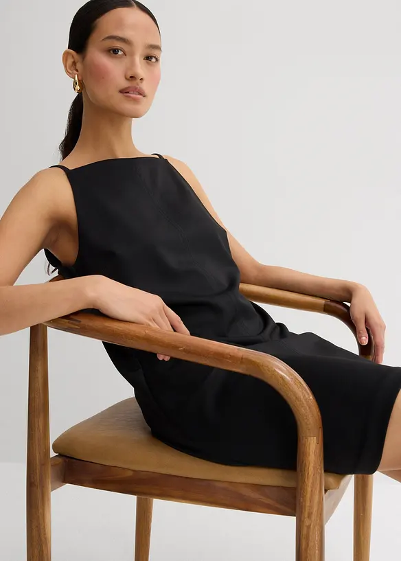 Robe courte en matière néoprène fluide, bonprix