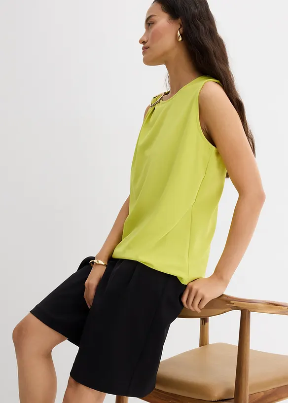 Top en crêpe texturé, bonprix