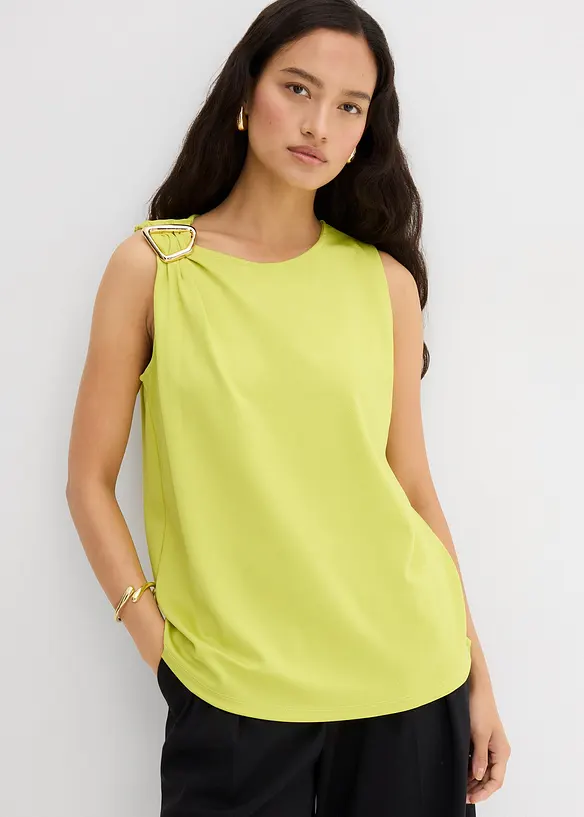 Top en crêpe texturé, bonprix