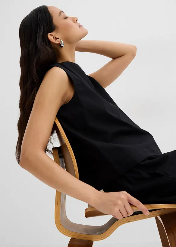 Top blouse 100% coton, bonprix