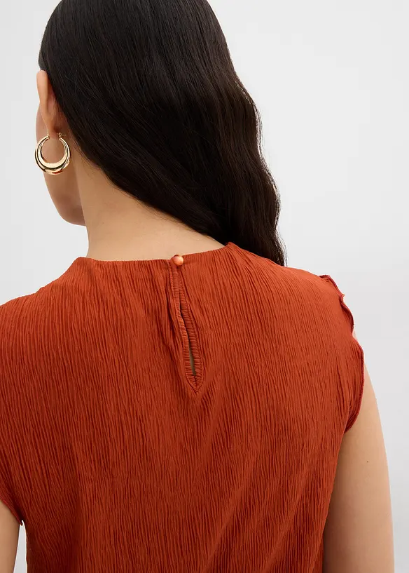 Top en crépon texturé, bonprix