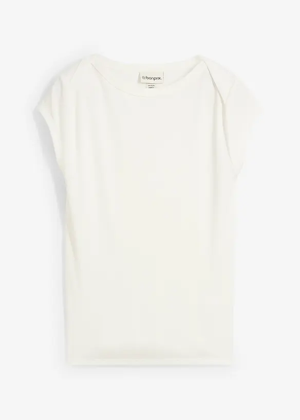 Top côtelé doux en modal mélangé, bonprix