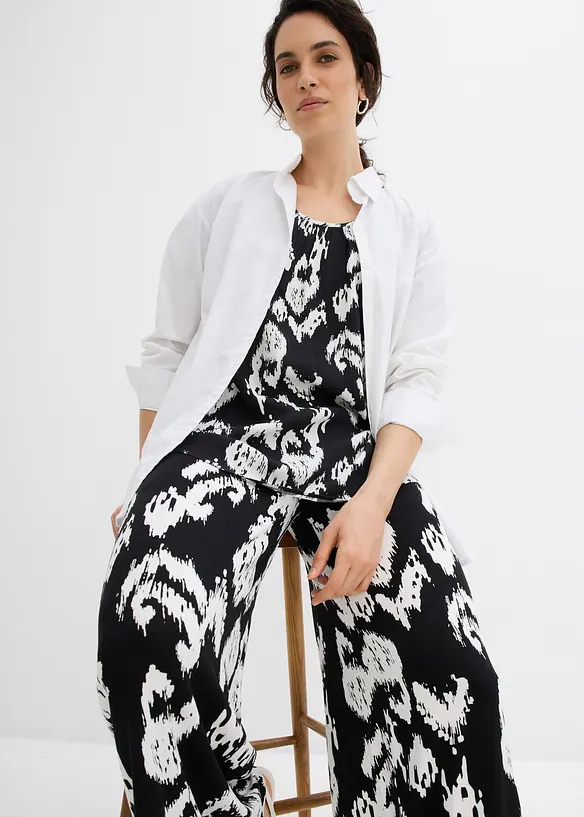 Pantalon en jersey viscose, bonprix