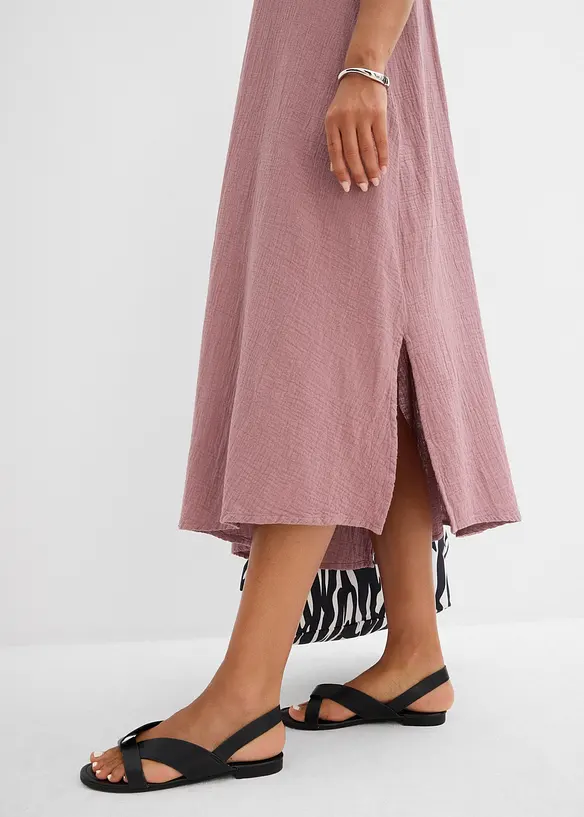 Robe blouse en gaze de coton, bonprix