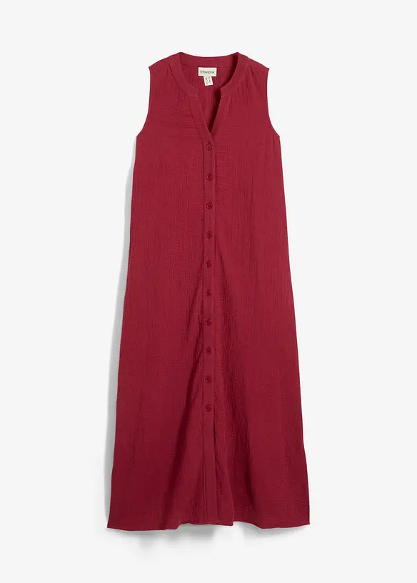 Robe blouse en gaze de coton, bonprix