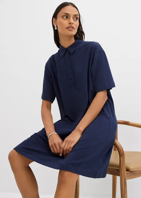 Robe polo 100% coton, bonprix