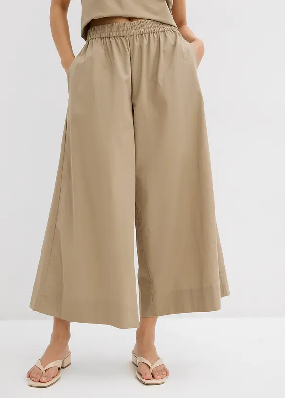 Jupe-culotte ample 100% coton, bonprix