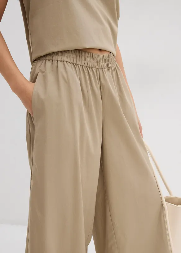 Jupe-culotte ample 100% coton, bonprix