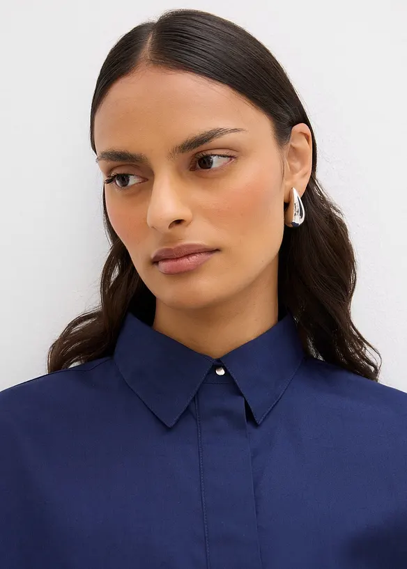 Chemisier oversize 100 % coton, bonprix