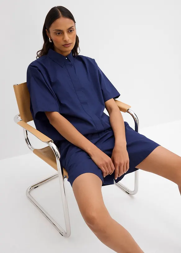 Chemisier oversize 100 % coton, bonprix