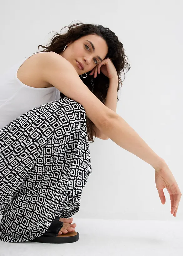 Jupe longue en viscose effet f, bonprix