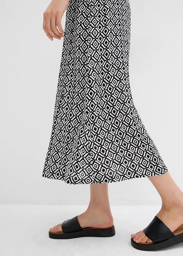 Jupe longue en viscose effet f, bonprix