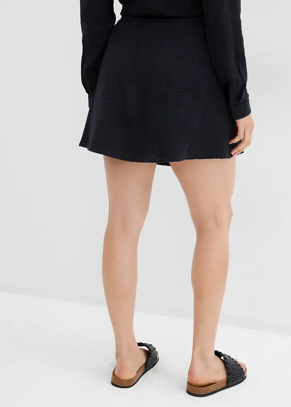 Jupe-short en gaze de coton, bonprix