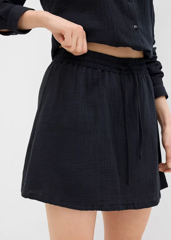 Jupe-short en gaze de coton, bonprix