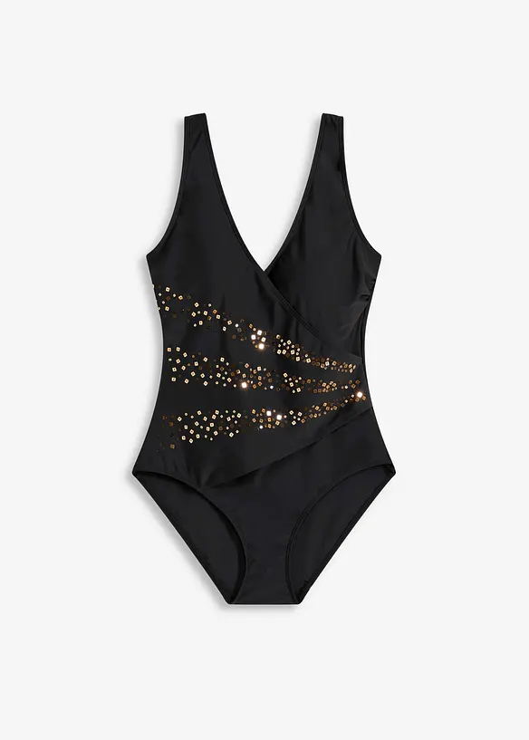 Maillot 1 pièce à paillettes, bonprix