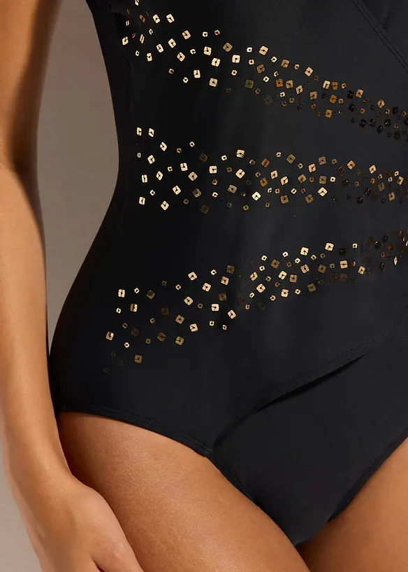 Maillot 1 pièce à paillettes, bonprix
