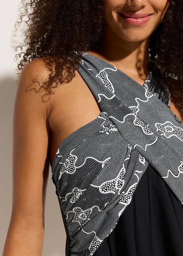 Robe de bain à effet croisé, bonprix