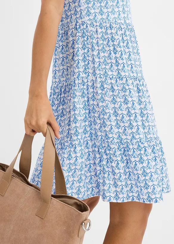 Robe fluide en viscose à fines bretelles, bonprix