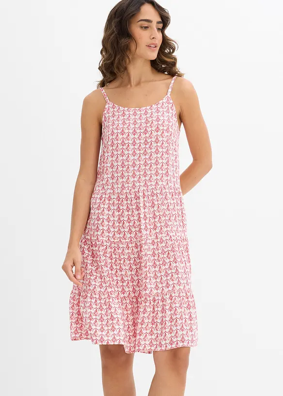 Robe fluide en viscose à fines bretelles, bonprix