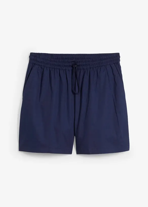 Short 100% coton avec taille élastiquée, bonprix