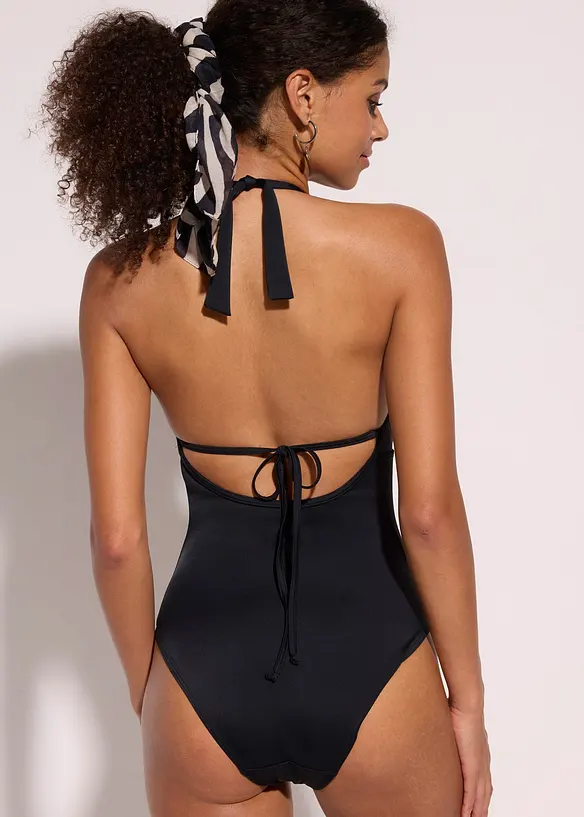 Maillot 1 pièce dos nu avec décolleté plongeant, bonprix