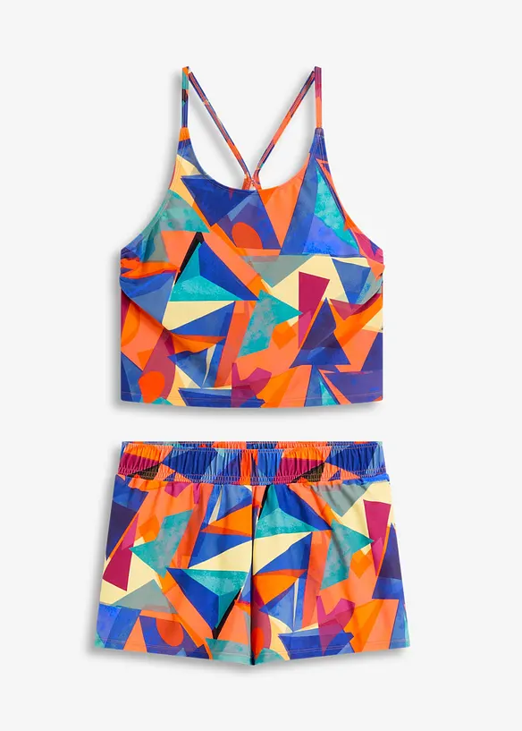 Tankini (ens. 2 pces) avec short, bonprix
