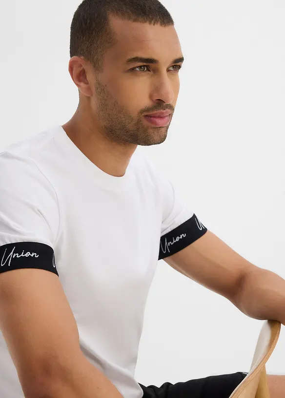 T-shirt 100% coton, slim, bonprix