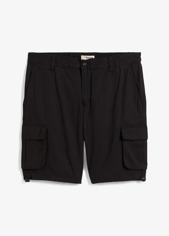 Bermuda cargo à taille élastiquée, Regular, bonprix