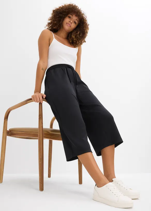 Pantalon en matière néoprène, bonprix