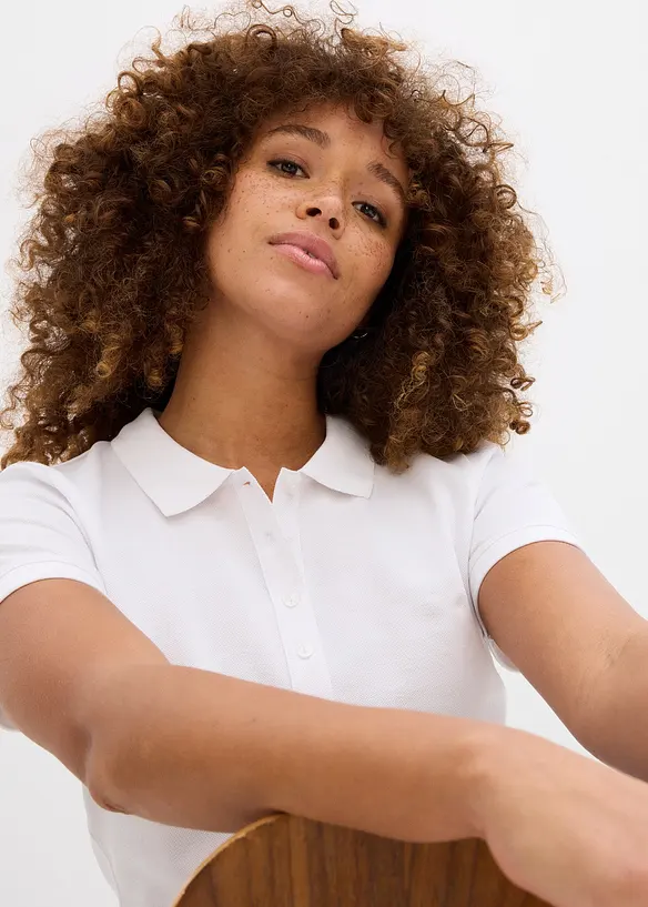 Polo en maille piquée 100% coton, bonprix