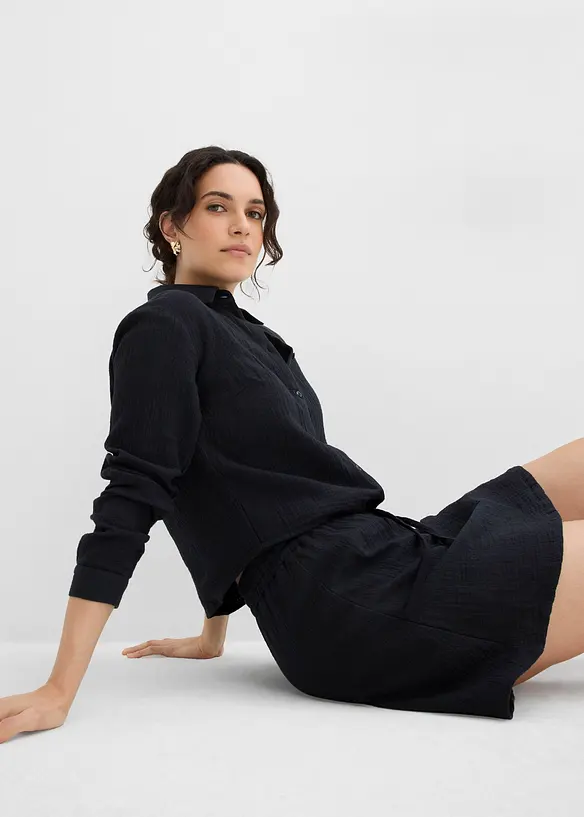 Jupe-short en gaze de coton, bonprix