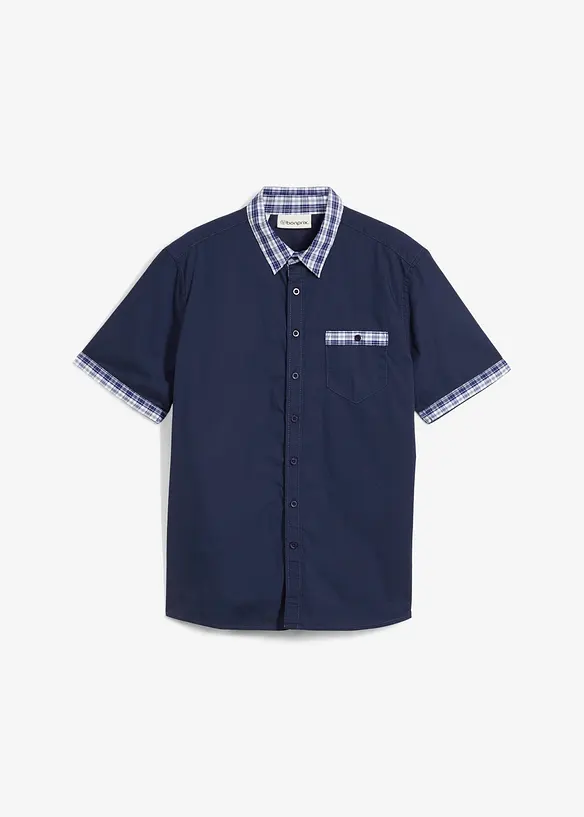 Chemise manches courtes 100% coton, bonprix