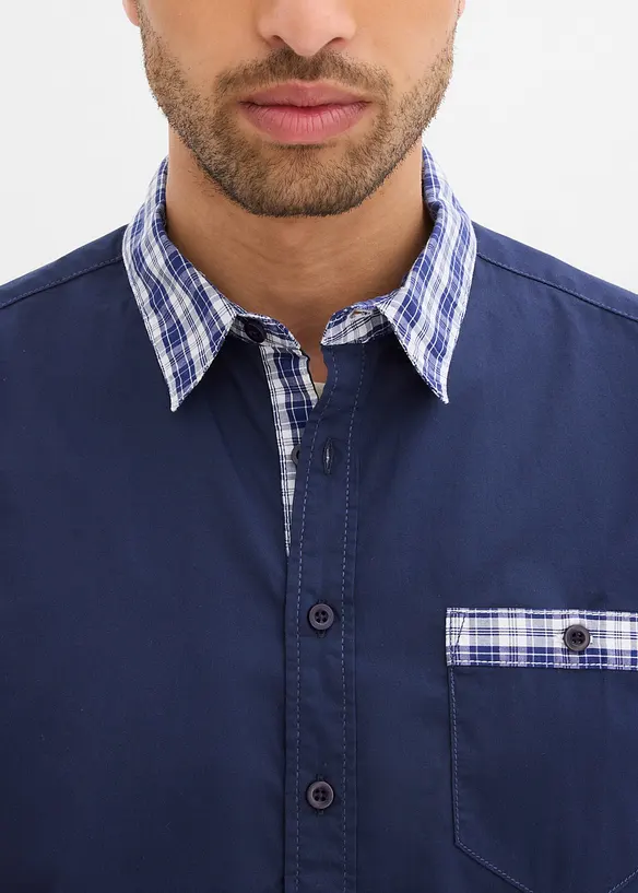 Chemise manches courtes 100% coton, bonprix