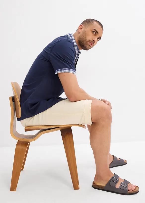 Chemise manches courtes 100% coton, bonprix