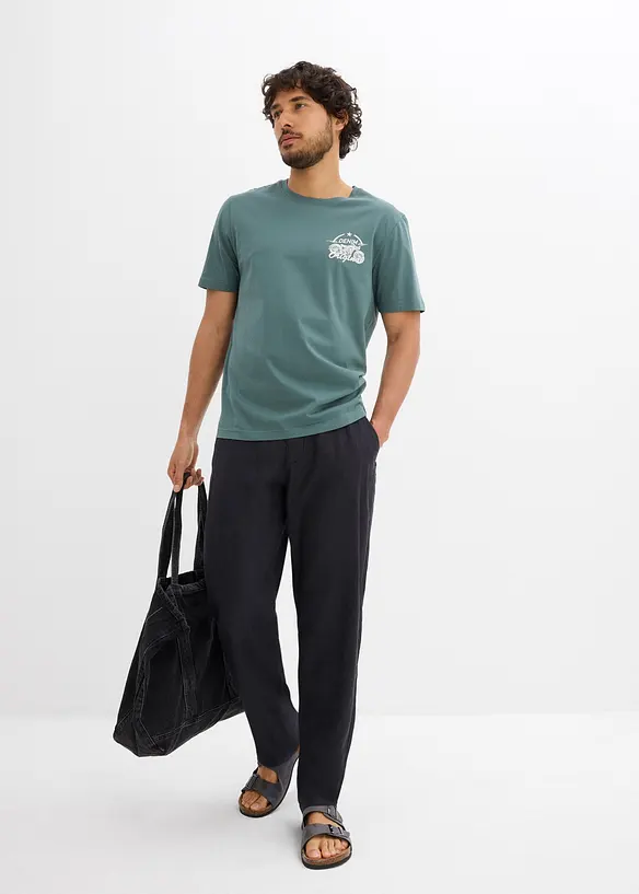 Lot de 2 T-shirts 100% coton, bonprix